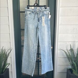 Kenzie Light Blue Wide Leg Jeans 6 / 28